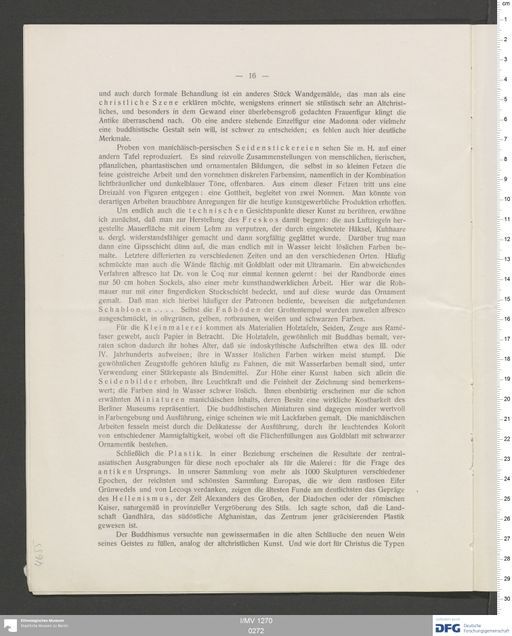 Acta XI (Turfan) | (I/MV 1270 0272)