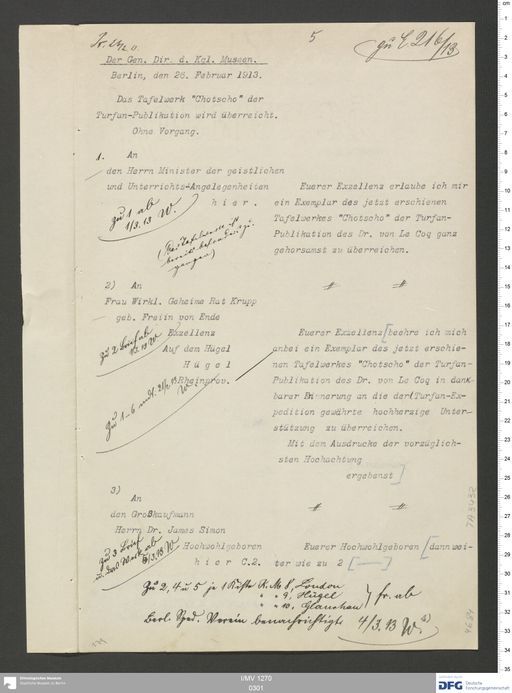 Acta XI (Turfan) | (I/MV 1270 0301)