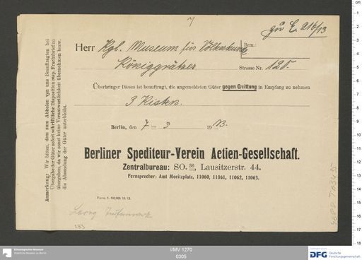 Acta XI (Turfan) | (I/MV 1270 0305)