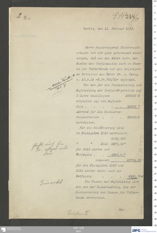 Acta XI (Turfan) | (I/MV 1270 0331)