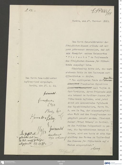 Acta XI (Turfan) | (I/MV 1270 0349)