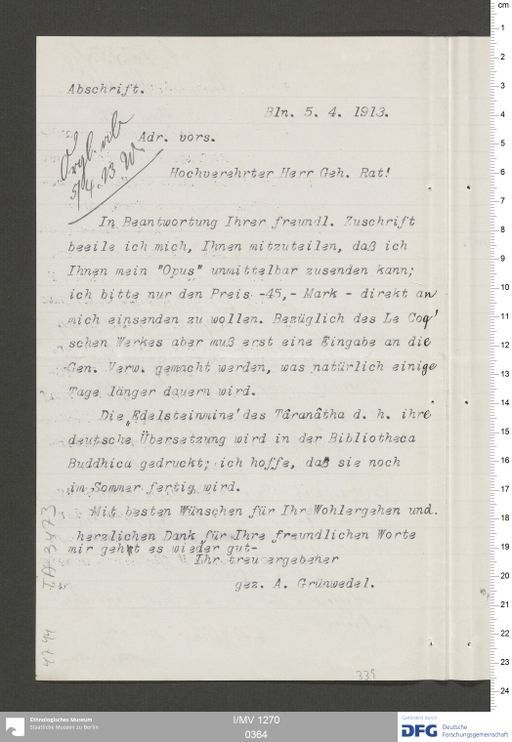 Acta XI (Turfan) | (I/MV 1270 0364)