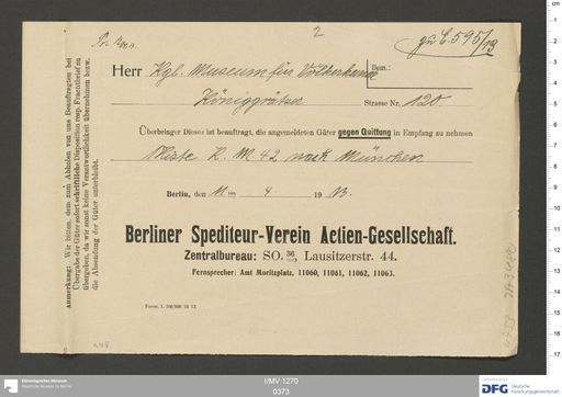 Acta XI (Turfan) | (I/MV 1270 0373)