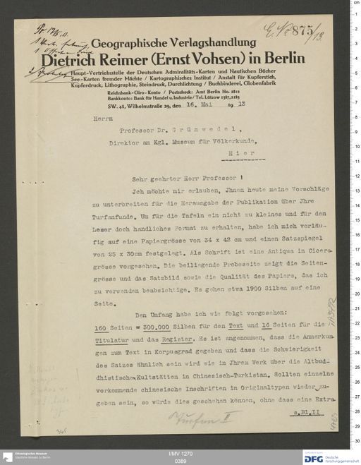 Acta XI (Turfan) | (I/MV 1270 0389)