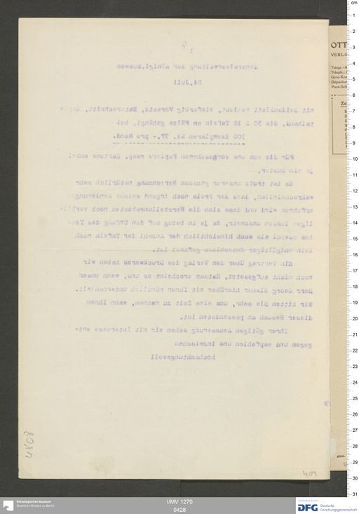 Acta XI (Turfan) | (I/MV 1270 0428)