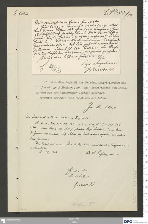 Acta XI (Turfan) | (I/MV 1270 0475)