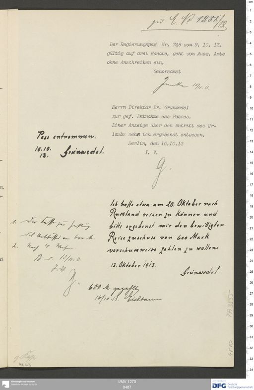 Acta XI (Turfan) | (I/MV 1270 0487)