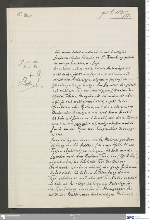 Acta XI (Turfan) | (I/MV 1270 0513)