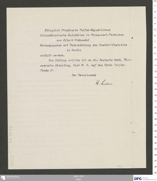 Acta XI (Turfan) | (I/MV 1270 0522)