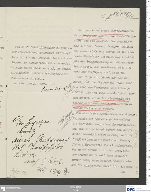 Acta XI (Turfan) | (I/MV 1270 0527)