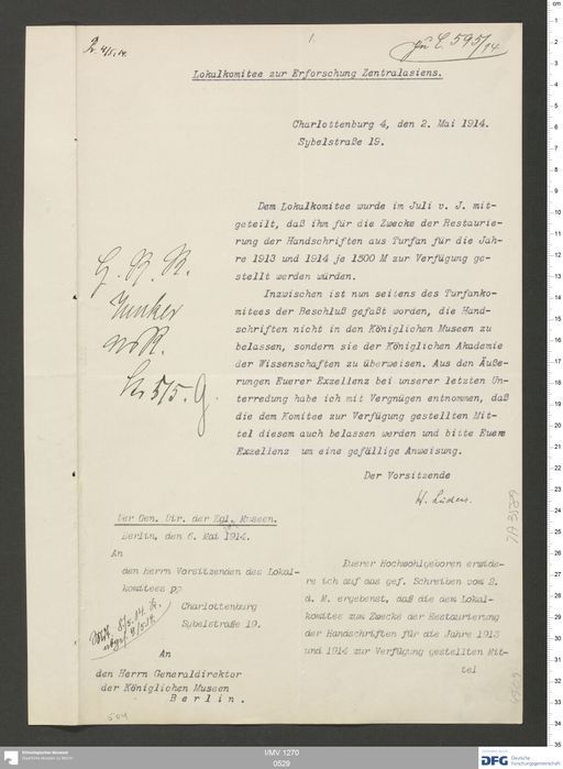 Acta XI (Turfan) | (I/MV 1270 0529)