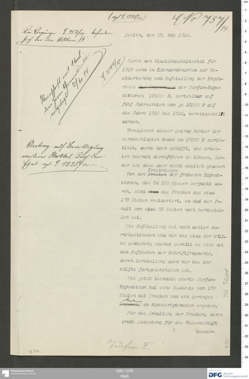 Acta XI (Turfan) | (I/MV 1270 0545)