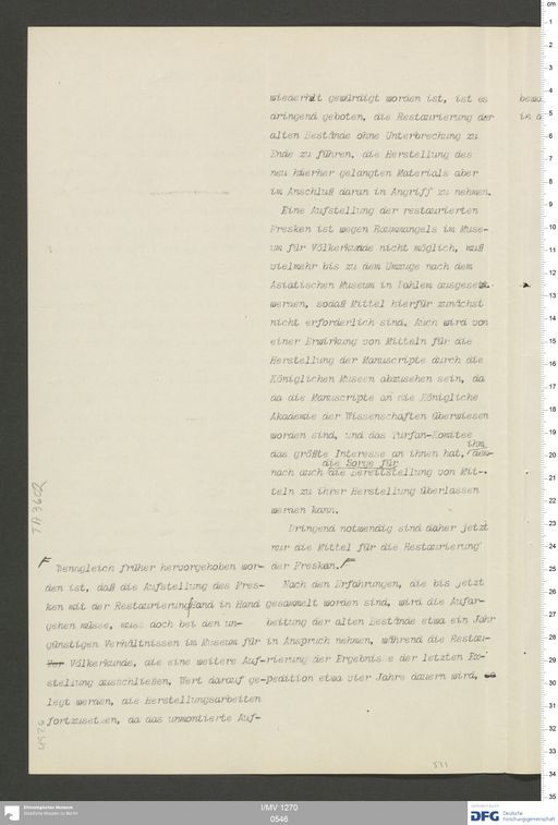 Acta XI (Turfan) | (I/MV 1270 0546)