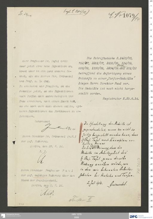 Acta XI (Turfan) | (I/MV 1270 0555)