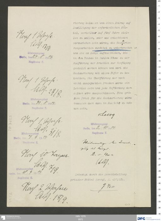 Acta XI (Turfan) | (I/MV 1270 0572)