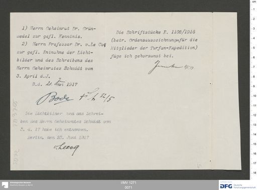 Acta XII (Turfan) | (I/MV 1271 0071)