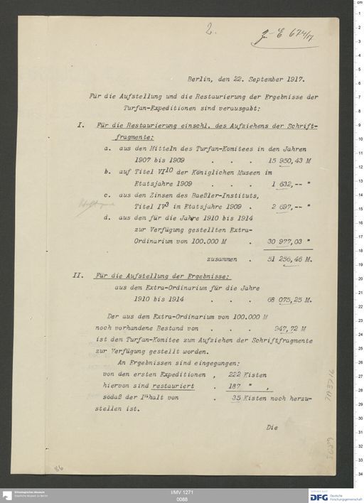 Acta XII (Turfan) | (I/MV 1271 0088)