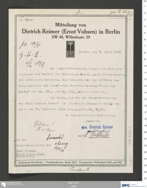 Acta XII (Turfan) | (I/MV 1271 0184)