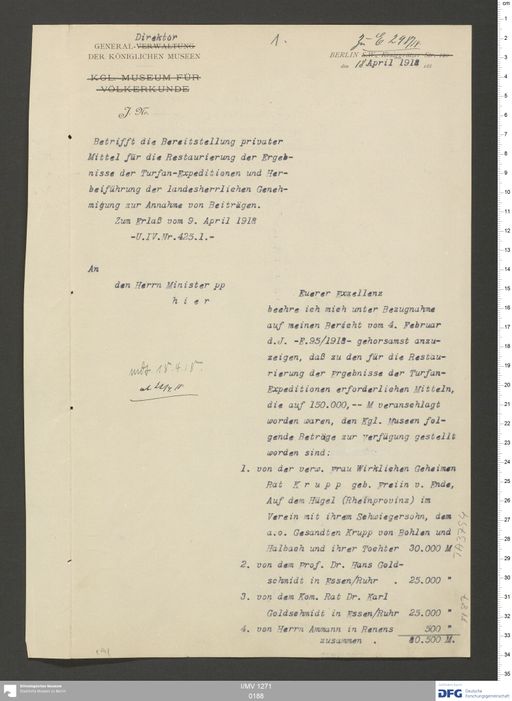 Acta XII (Turfan) | (I/MV 1271 0188)