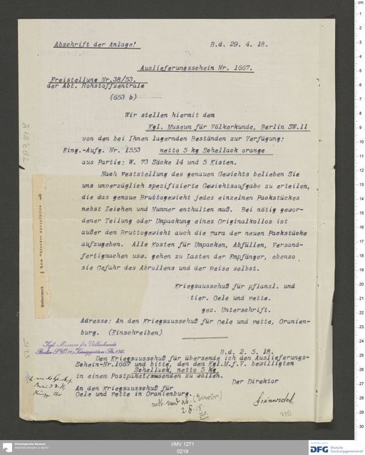 Acta XII (Turfan) | (I/MV 1271 0219)