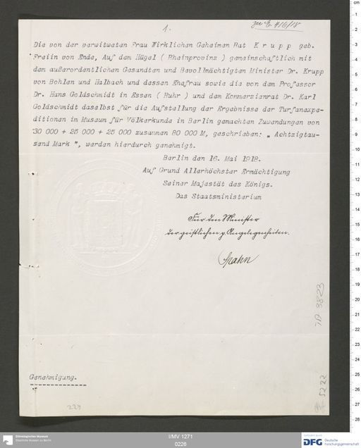 Acta XII (Turfan) | (I/MV 1271 0226)