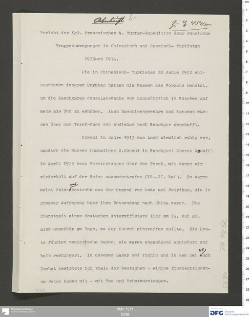 Acta XII (Turfan) | (I/MV 1271 0238)