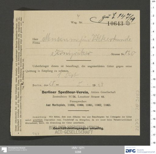 Acta XII (Turfan) | (I/MV 1271 0288)