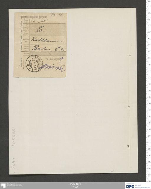 Acta XII (Turfan) | (I/MV 1271 0303)