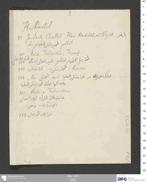 Acta XII (Turfan) | (I/MV 1271 0322)