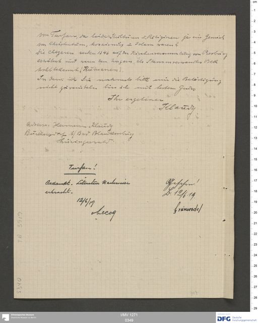 Acta XII (Turfan) | (I/MV 1271 0349)