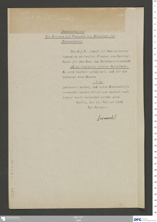 Acta XII (Turfan) | (I/MV 1271 0383)