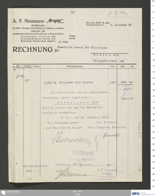 Acta XII (Turfan) | (I/MV 1271 0422)