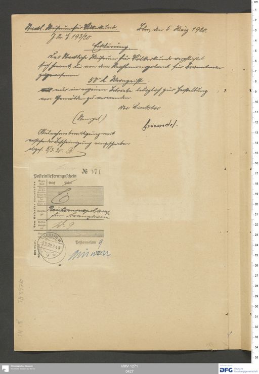 Acta XII (Turfan) | (I/MV 1271 0427)