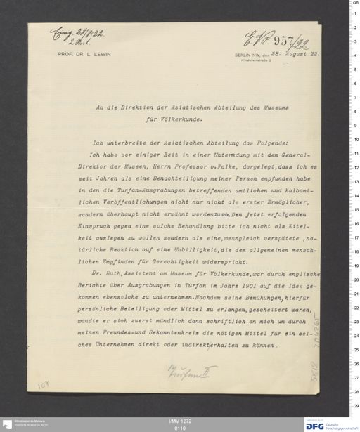 Acta XIII (Turfan) | (I/MV 1272 0110)