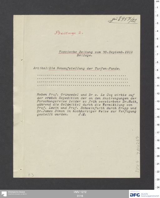 Acta XIII (Turfan) | (I/MV 1272 0116)