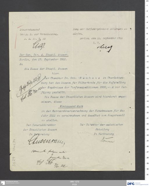 Acta XIII (Turfan) | (I/MV 1272 0123)