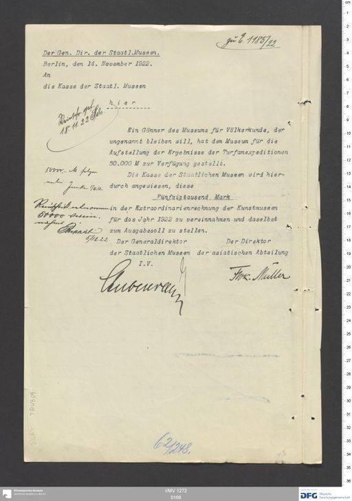 Acta XIII (Turfan) | (I/MV 1272 0166)