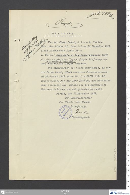 Acta XIII (Turfan) | (I/MV 1272 0193)