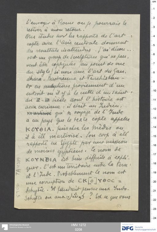 Acta XIII (Turfan) | (I/MV 1272 0208)