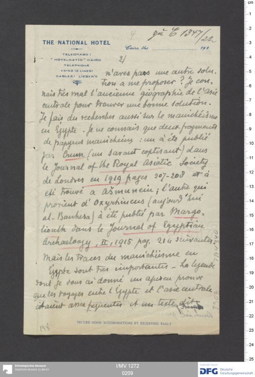 Acta XIII (Turfan) | (I/MV 1272 0209)