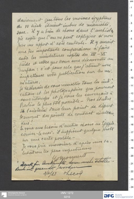 Acta XIII (Turfan) | (I/MV 1272 0210)