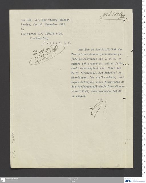 Acta XIII (Turfan) | (I/MV 1272 0214)