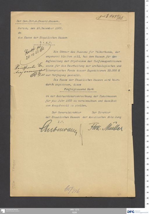 Acta XIII (Turfan) | (I/MV 1272 0228)