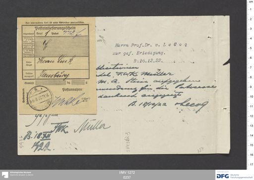 Acta XIII (Turfan) | (I/MV 1272 0237)