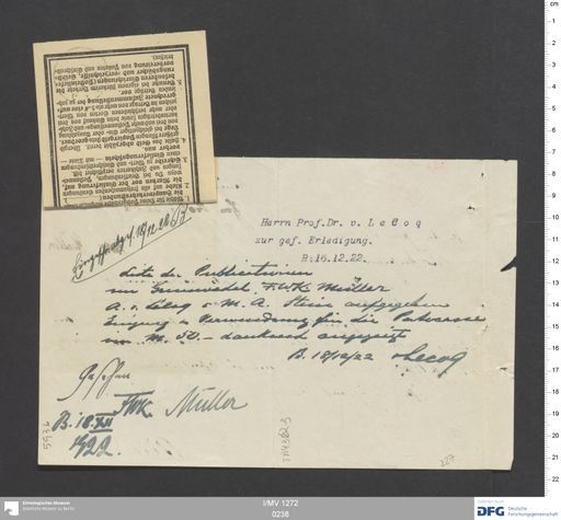 Acta XIII (Turfan) | (I/MV 1272 0238)