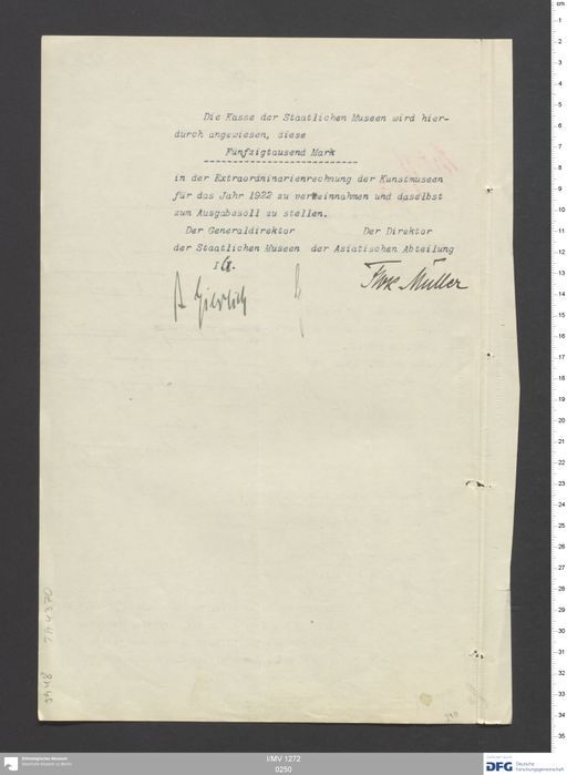 Acta XIII (Turfan) | (I/MV 1272 0250)