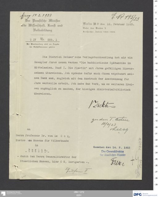 Acta XIII (Turfan) | (I/MV 1272 0251)