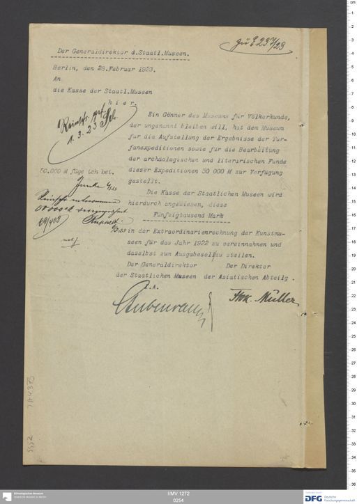 Acta XIII (Turfan) | (I/MV 1272 0254)