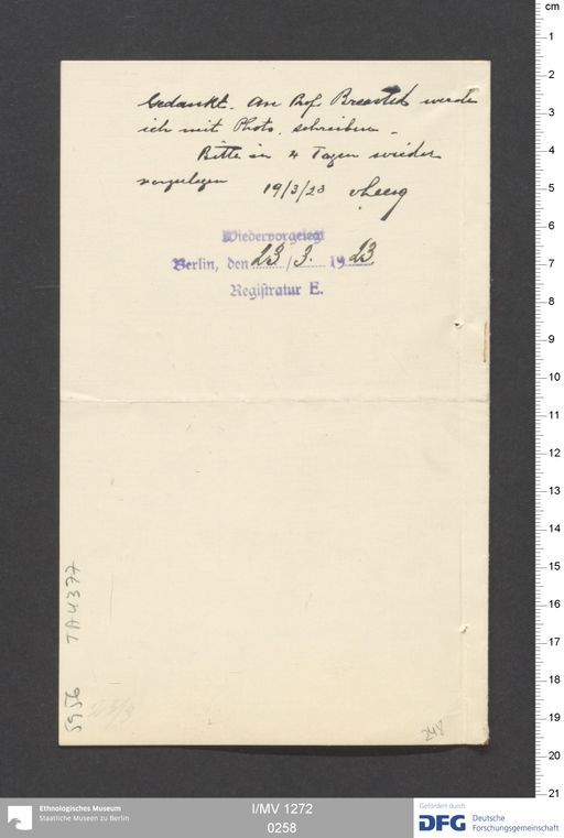 Acta XIII (Turfan) | (I/MV 1272 0258)