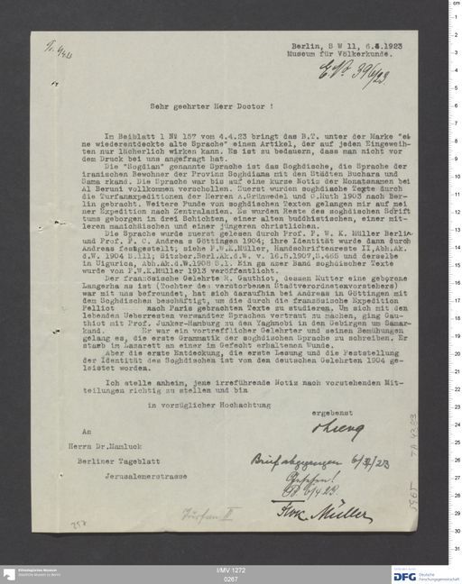 Acta XIII (Turfan) | (I/MV 1272 0267)